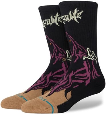 Stance Welcome Skelly Crew Sock - black - view large