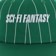 Sci-Fi Fantasy Fast Stripe Snapback Hat - green - front detail