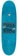 Heroin Razoregg Symmetrical 9.5 Wheel Wells Skateboard Deck - spliced - top