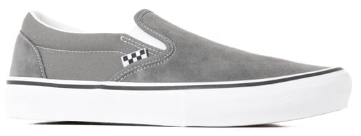 Vans Skate Slip-On Shoes - pewter/white - view large
