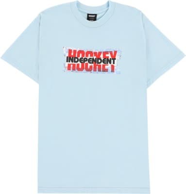 Hockey Decal T-Shirt - light blue - view large