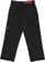 Hockey Independent Double Knee Jeans - (independent truck co.) black - reverse