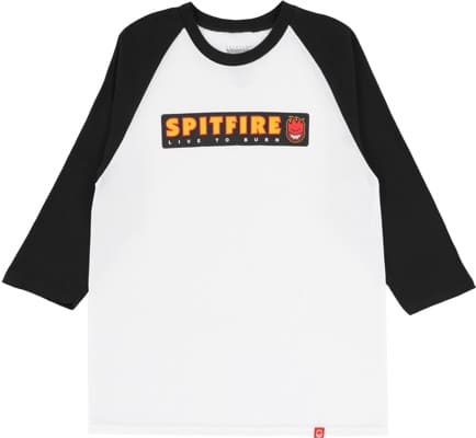 Spitfire LTB 3/4 Sleeve T-Shirt - white/black - view large
