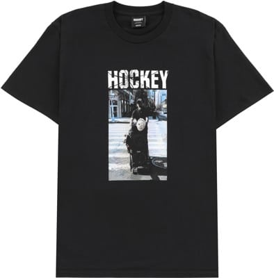 Hockey Crosswalk T-Shirt - black - view large
