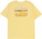 Patagonia '73 Skyline Organic T-Shirt - milled yellow - reverse
