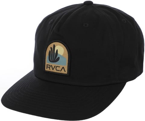 RVCA Paper Cuts Snapback Hat - black - view large