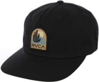 RVCA Paper Cuts Snapback Hat - black