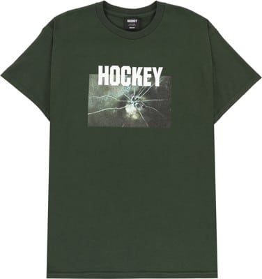 Hockey Thin Ice T-Shirt - dark green - view large