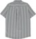 Volcom Newbar Stripe S/S Shirt - celestial blue - reverse