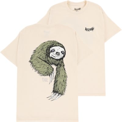 Welcome Sloth T-Shirt - bone/sage - view large