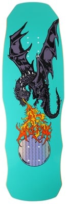 Welcome Firebreather 9.75 Dark Lord Double Driller Shape Skateboard Deck - teal - view large