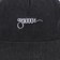 GX1000 Tag Strapback Hat - black - front detail