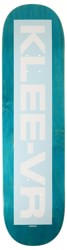 Cleaver Klee-VR Sticker 8.125 Skateboard Deck - teal