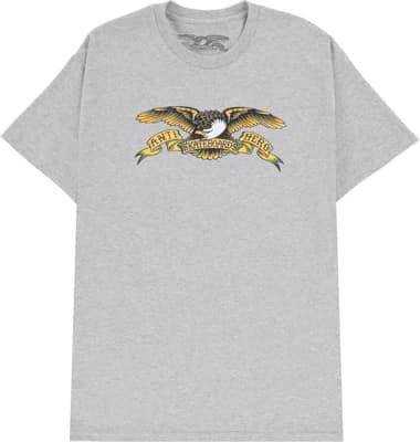 Anti-Hero Misregistered Eagle T-Shirt - heather grey/black multi - view large