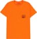Anti-Hero Custom T-Shirt - safety orange - front