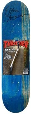 Baker Elissa Steamer Thrasher Cover 8.25 Hand Signed Skateboard Deck - blue - view large