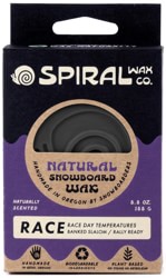 Spiral Wax Co Graphite Race Snowboard Wax - black