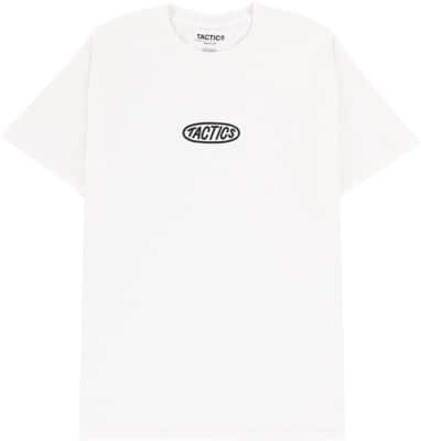 Tactics Oval Logo T-Shirt - white - view large