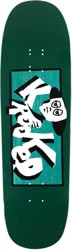Krooked Team Incognito 9.25 Double Driller Skateboard Deck - teal