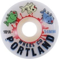 Portland Wheel Company City Sushi Skateboard Wheels - white (101a)