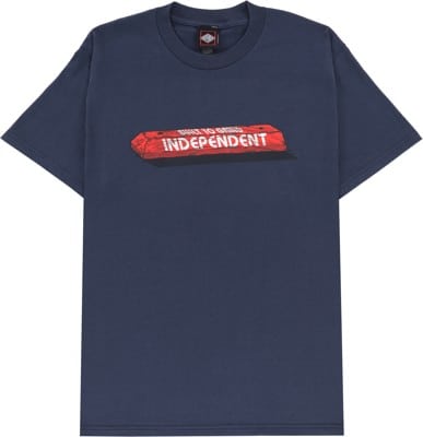 Independent BTG Curb Front T-Shirt - navy - view large