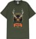 Santa Cruz Jägermeister Kendall Deer Front T-Shirt - olive