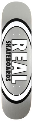 Real Easy Rider Oval 8.25 Skateboard Deck - metallic silver - view large