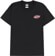 Santa Cruz Kids Global Flame Dot T-Shirt - black - front