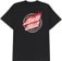 Santa Cruz Kids Global Flame Dot T-Shirt - black - reverse