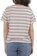 Volcom Women's Halite Stripe T-Shirt - dusty rose - reverse