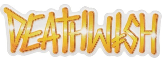 Deathwish Golden Sticker - gang logo - view large