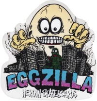 Heroin Eggzilla Sticker - eggzilla