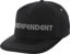 Independent Groundwork Snapback Hat - black