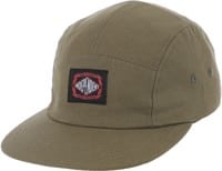 Independent Summit Scroll 5-Panel Hat - army green