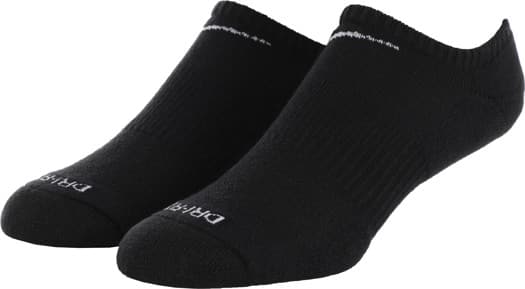 Nike SB Everyday No Show Plus Cushioned 3-Pack Sock - black/white - view large