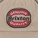 Brixton Keaton Netplus Trucker Hat - sand/sepia - front detail