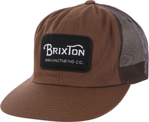 Brixton Grade Trucker Hat - brown/brown - view large