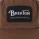 Brixton Grade Trucker Hat - brown/brown - front detail
