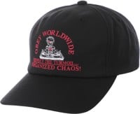 Obey Chaos Snapback Hat - black