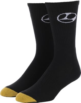Limosine Limosine Gold Toe Sock - black - view large