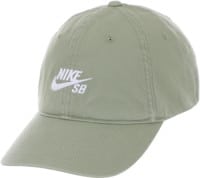 Nike SB NK Club Cap U FB Strapback Hat - oil green/white