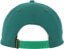 Anti-Hero Pigeon Round Snapback Hat - dark green - reverse