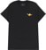 Krooked Bird Lightening T-Shirt - black/magenta-yellow - front