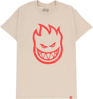 Spitfire Bighead T-Shirt - sand/red print - view large