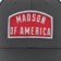 MADSON Keystone Trucker Hat - charcoal - front detail