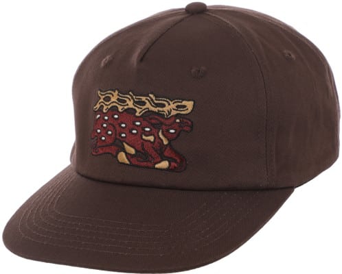 Passport Antlers Workers Snapback Hat - chocolate - view large