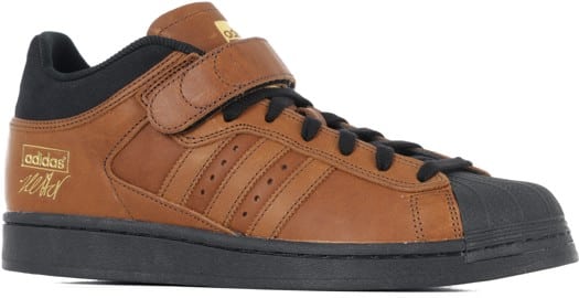 Adidas Pro Shell ADV Skate Shoes - (heitor da silva) dark brown/dark brown/core black - view large