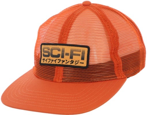 Sci-Fi Fantasy Mesh Snapback Hat - orange - view large
