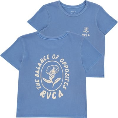 RVCA Women's 411 T-Shirt - federal blue - view large