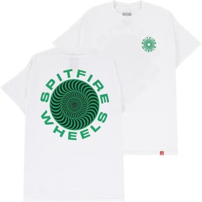 Spitfire Classic 87' Swirl Fill T-Shirt - white/green-black - view large
